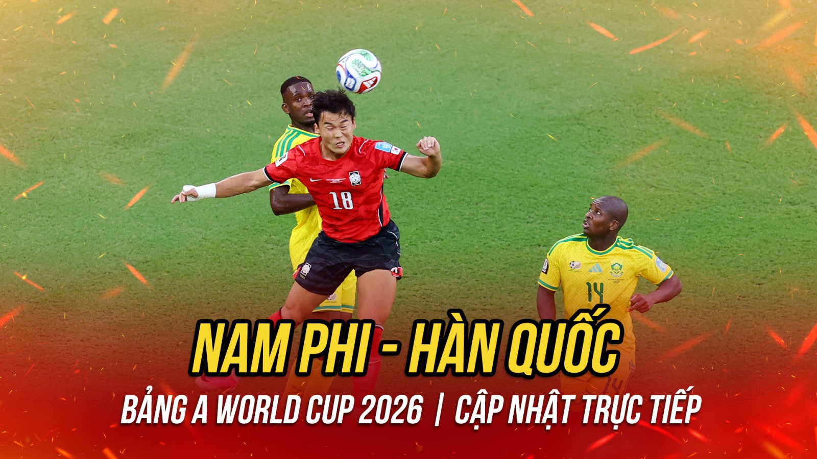 Trực tiếp Nam Phi 0-0 Hàn Quốc: Lee Kang-In bỏ lỡ cơ hội ngon ăn